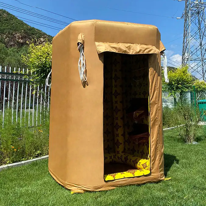 Outdoor Camping Toilet Tent - خيمة قابلة للنفخ مزدوجة الطبقات من