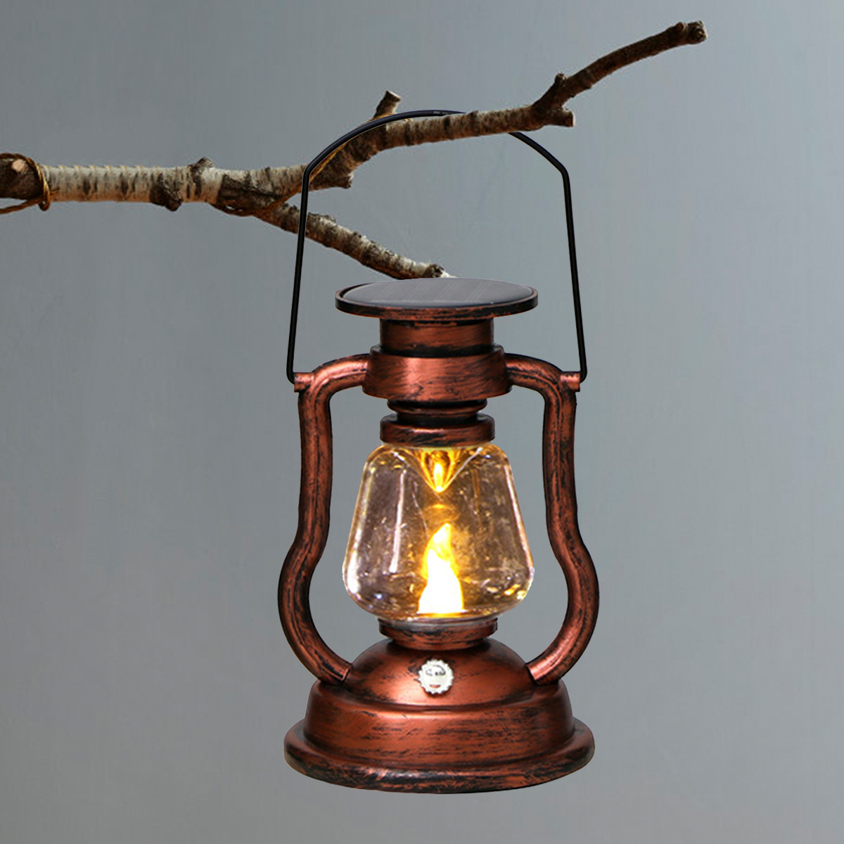 Camping Solar Lantern - إضاءة جو ريترو LED تعمل بالطاقة