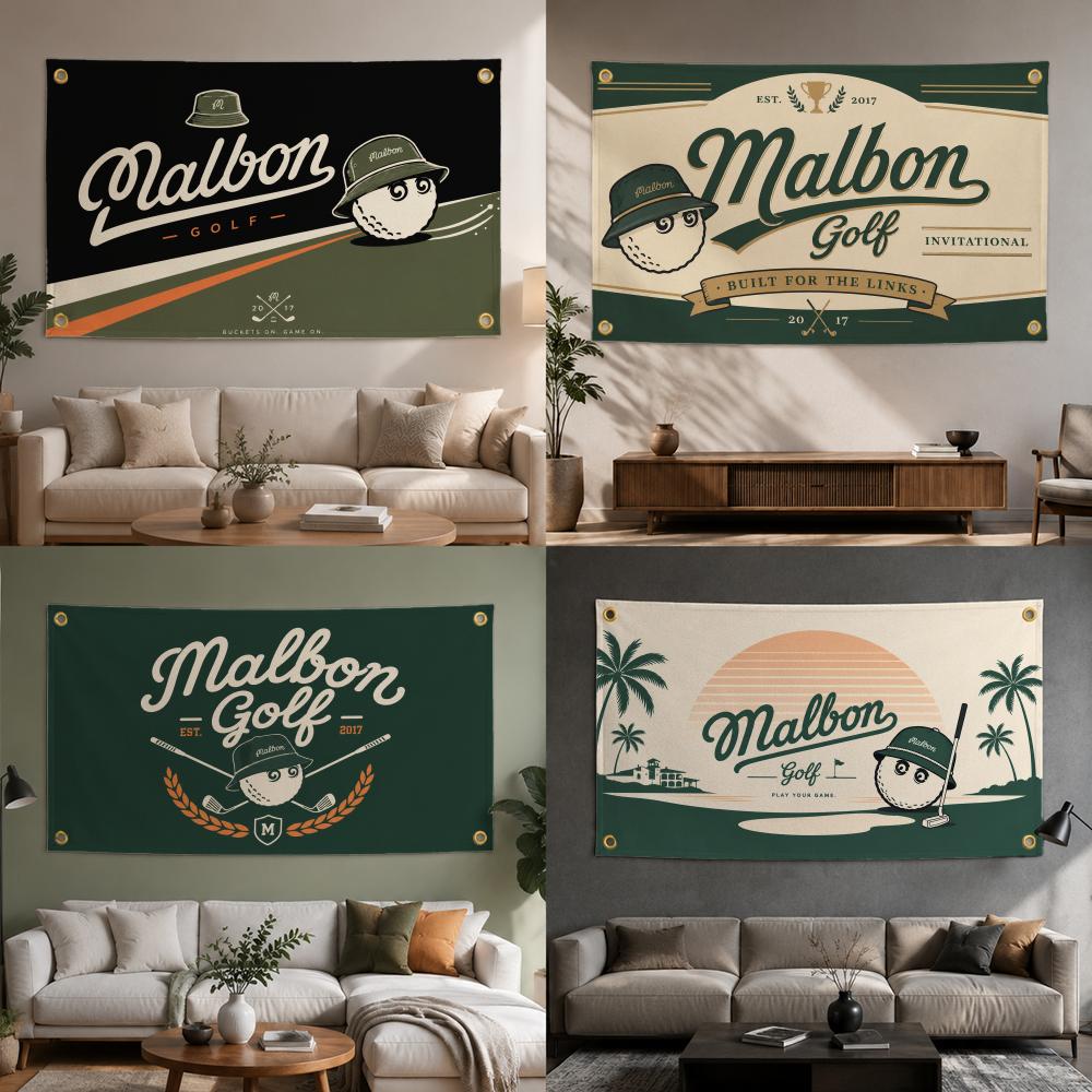 Outdoor Camping Brand - أعلام مالبون جولف العصرية لغرفة المعيشة