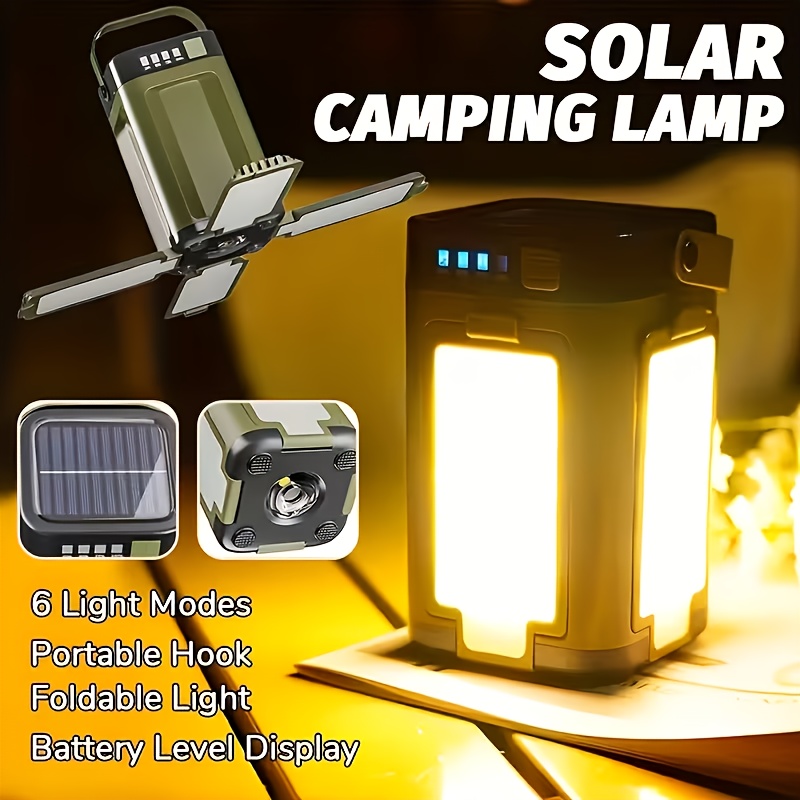 مصباح تخييم خارجي يعمل بالطاقة - مراجعة Outdoor Camping Tent وسعره