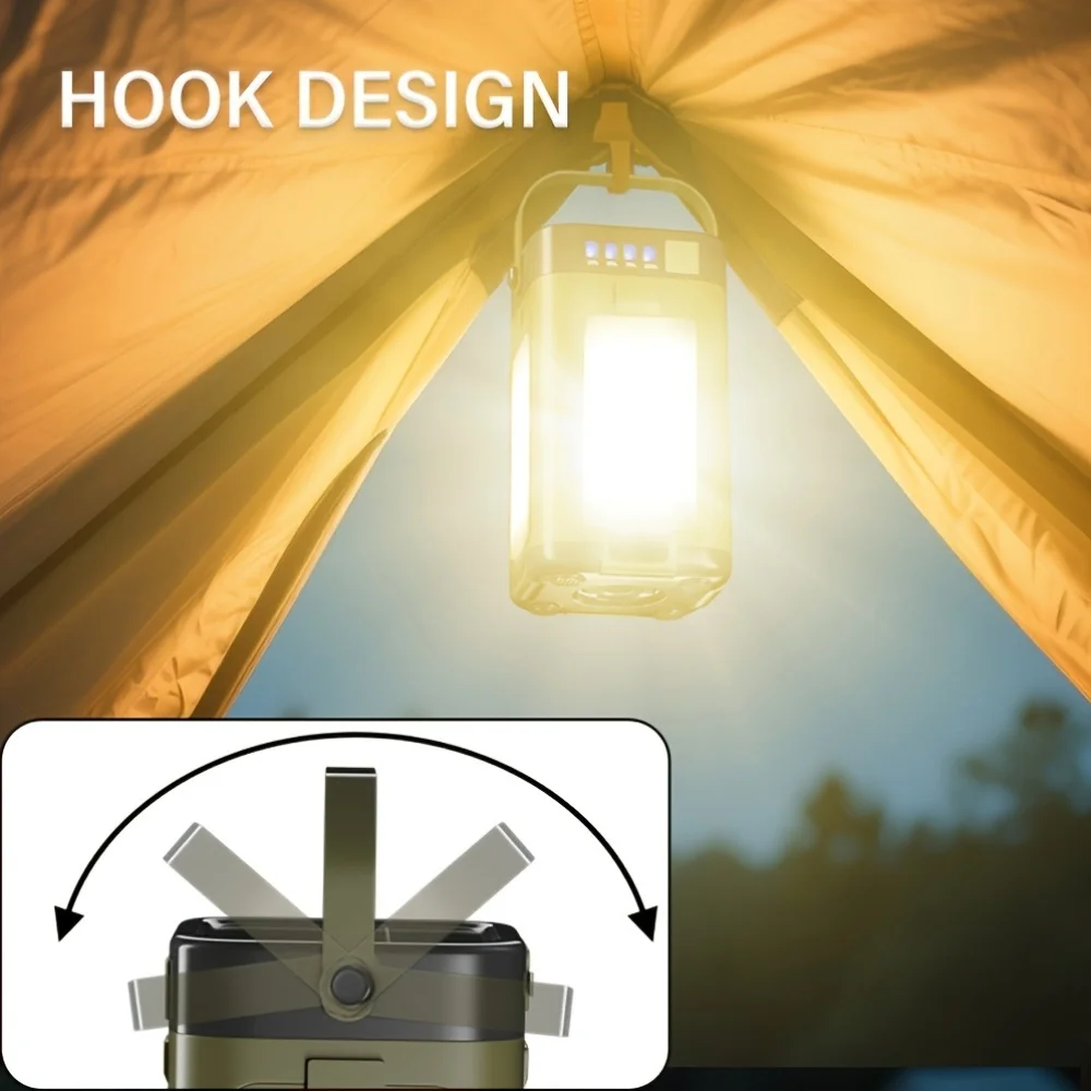 مصباح تخييم خارجي يعمل بالطاقة - مراجعة Outdoor Camping Tent وسعره
