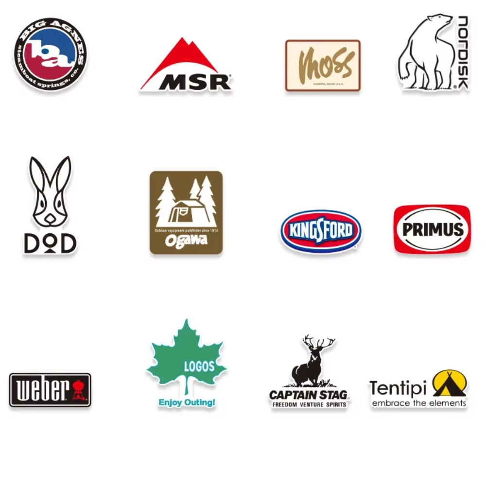 20 قطعة ملصقات خارجية حزمة الت - مراجعة Outdoor Camping Brand وسعره