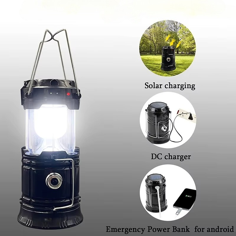 RTS المحمولة متعددة الوظائف مص - مراجعة Camping Solar Lantern وسعره