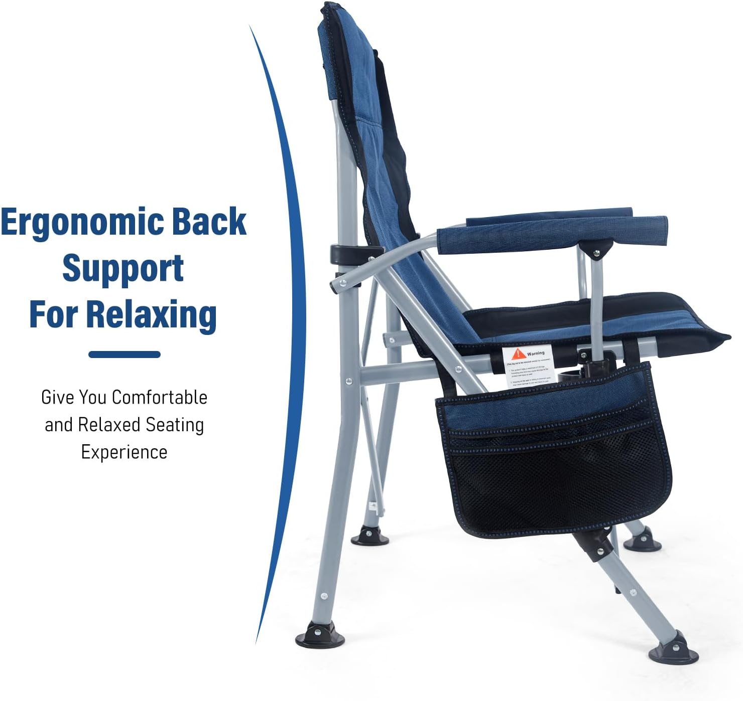 كرسي تخييم محمول قابل للطي للا - مراجعة Outdoor Camping Chairs وسعره