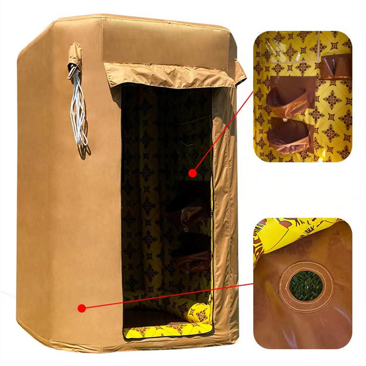 خيمة قابلة للنفخ مزدوجة الطبقا - مراجعة Outdoor Camping Toilet Tent وسعره