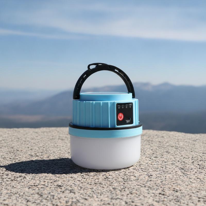 مصباح LED شمسي خارجي مقاوم للم - مراجعة Camping Solar Lantern وسعره