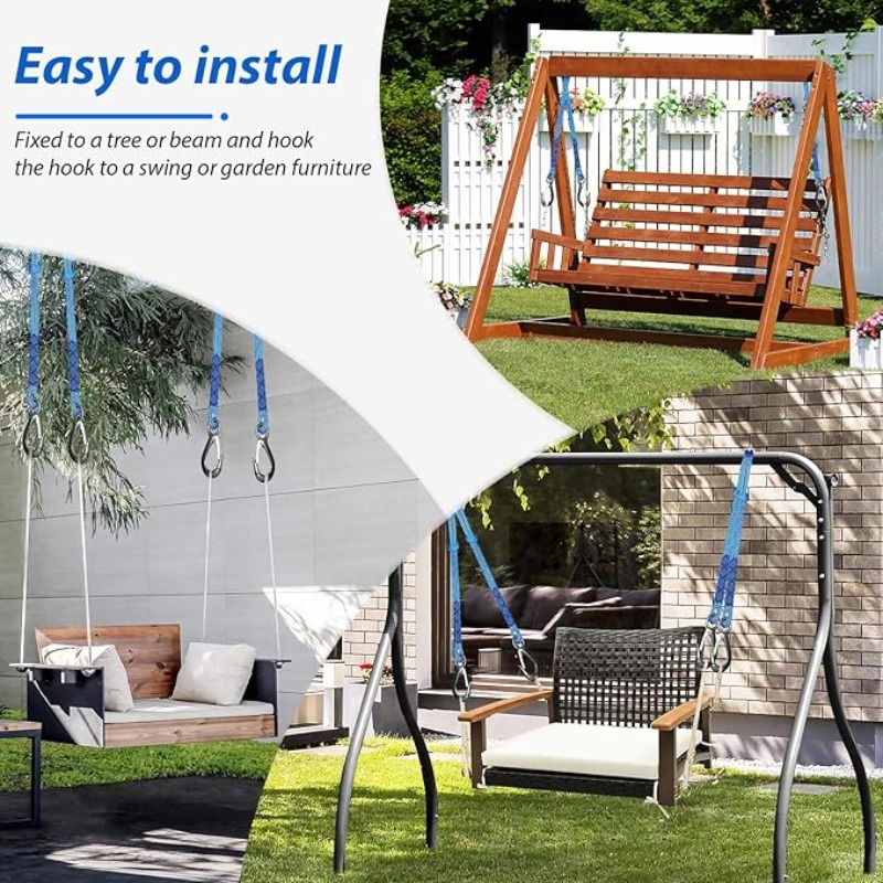 1/2 قطعة حبل نايلون بخطاف معدن - مراجعة Outdoor Camping Chairs وسعره