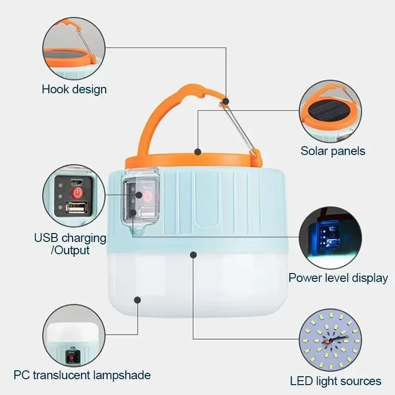 فانوس التخييم بالطاقة الشمسية  - مراجعة Camping Solar Lantern وسعره