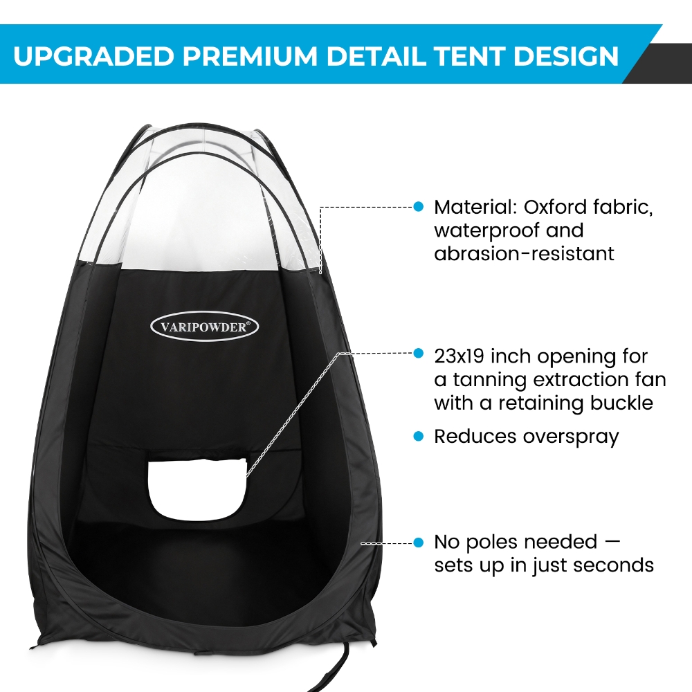 خيمة سوداء للتسمير بالرش، محمو - مراجعة Outdoor Camping Toilet Tent وسعره