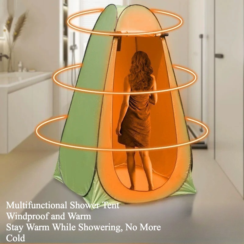 خيمة استحمام محمولة محسنة قابل - مراجعة Outdoor Camping Toilet Tent وسعره