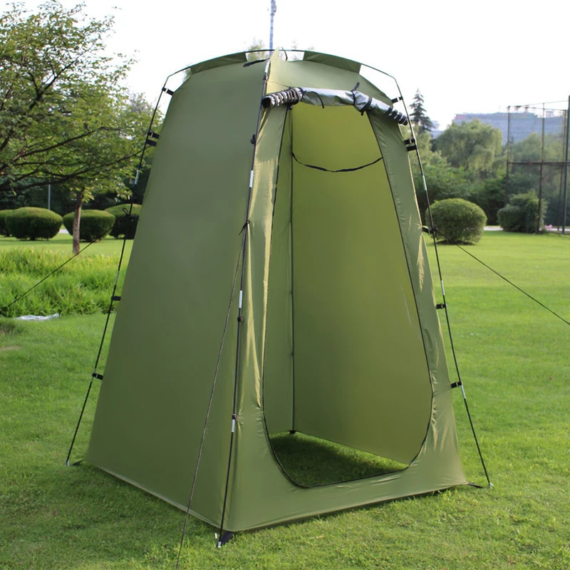 خيمة محمولة للخصوصية والاستحما - مراجعة Outdoor Camping Toilet Tent وسعره