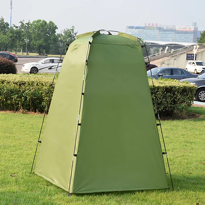 خيمة محمولة للخصوصية والاستحما - مراجعة Outdoor Camping Toilet Tent وسعره