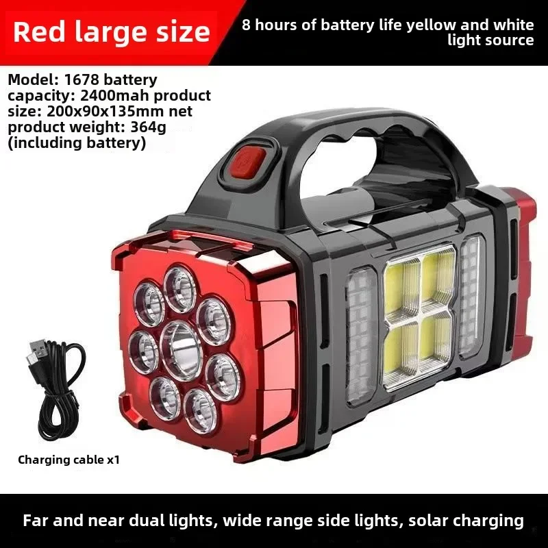 COB متعددة الوظائف في الهواء ا - مراجعة Camping Solar Lantern وسعره
