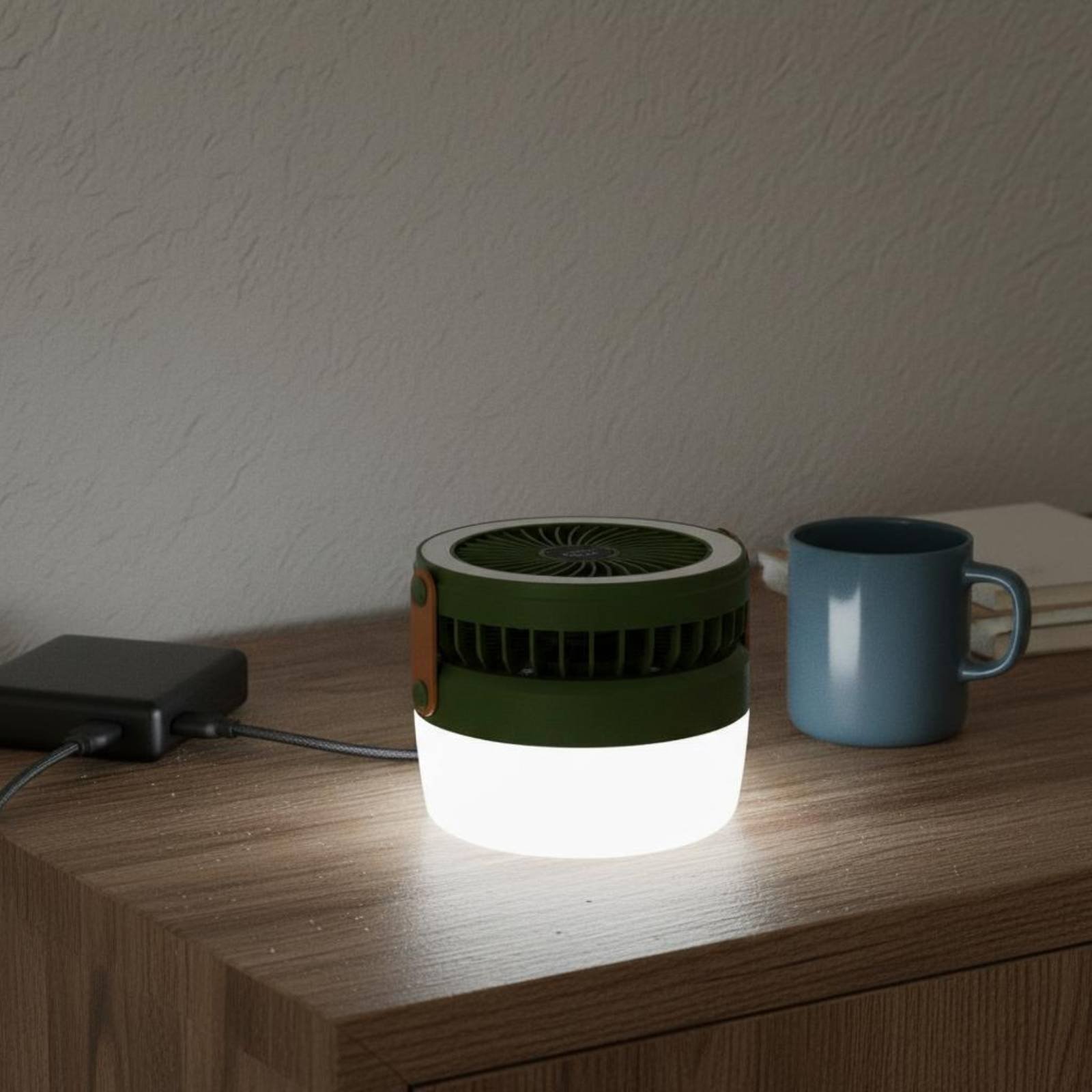 مروحة تخييم تعمل بالطاقة الشمس - مراجعة Camping Solar Lantern وسعره