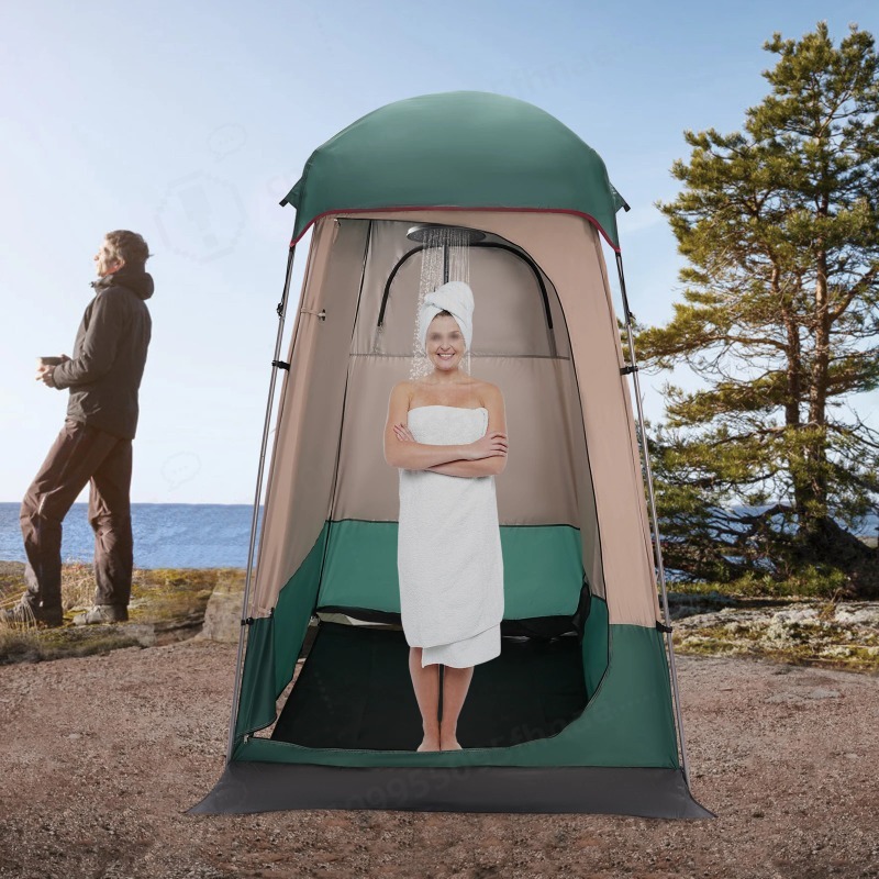 خيمة خصوصية للتخييم في الهواء  - مراجعة Outdoor Camping Toilet Tent وسعره