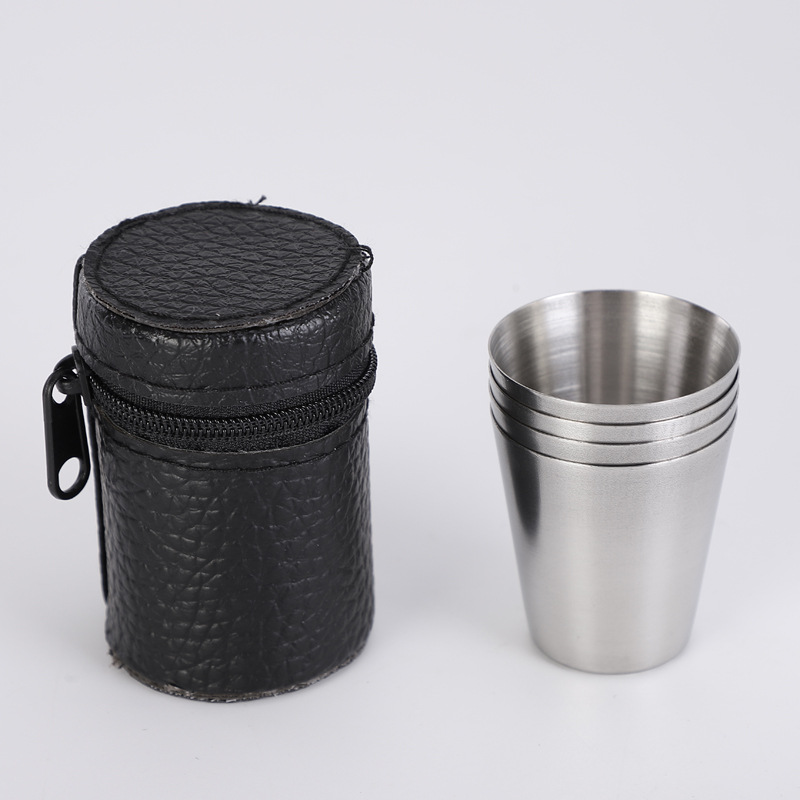 4 قطعة 30 مللي كؤوس من الفولاذ - مراجعة Outdoor Camping Gear Brands وسعره
