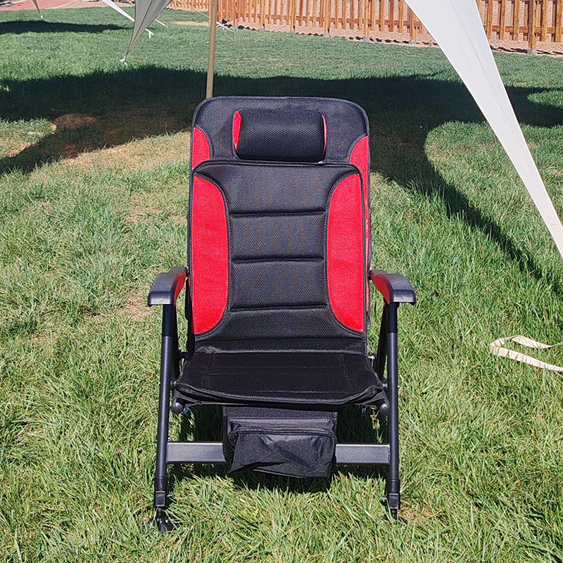 كرسي خارجي محمول قابل للطي بخم - مراجعة Outdoor Camping Chairs وسعره