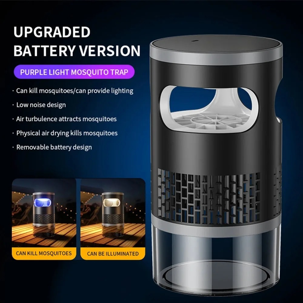 مصباح USB لقتل البعوض، يعمل با - مراجعة Outdoor Camping Bug Zapper وسعره