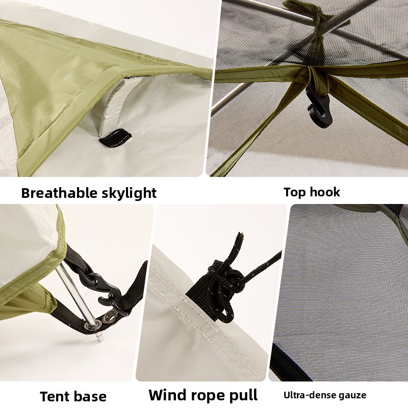 خيمة للتنزه وتسلق الجبال والتخ - مراجعة Outdoor Camping Tent وسعره