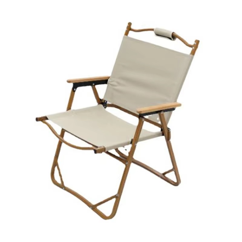 كرسي تخييم محمول قابل للطي عال - مراجعة Outdoor Camping Chairs وسعره