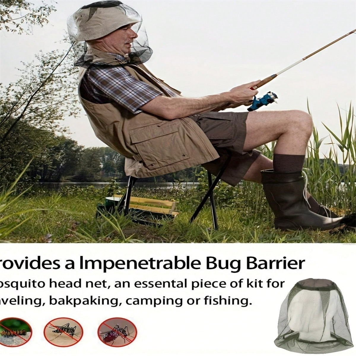 قبعة صيد ليلية للصيد في الهواء - مراجعة Outdoor Camping Bug Zapper وسعره