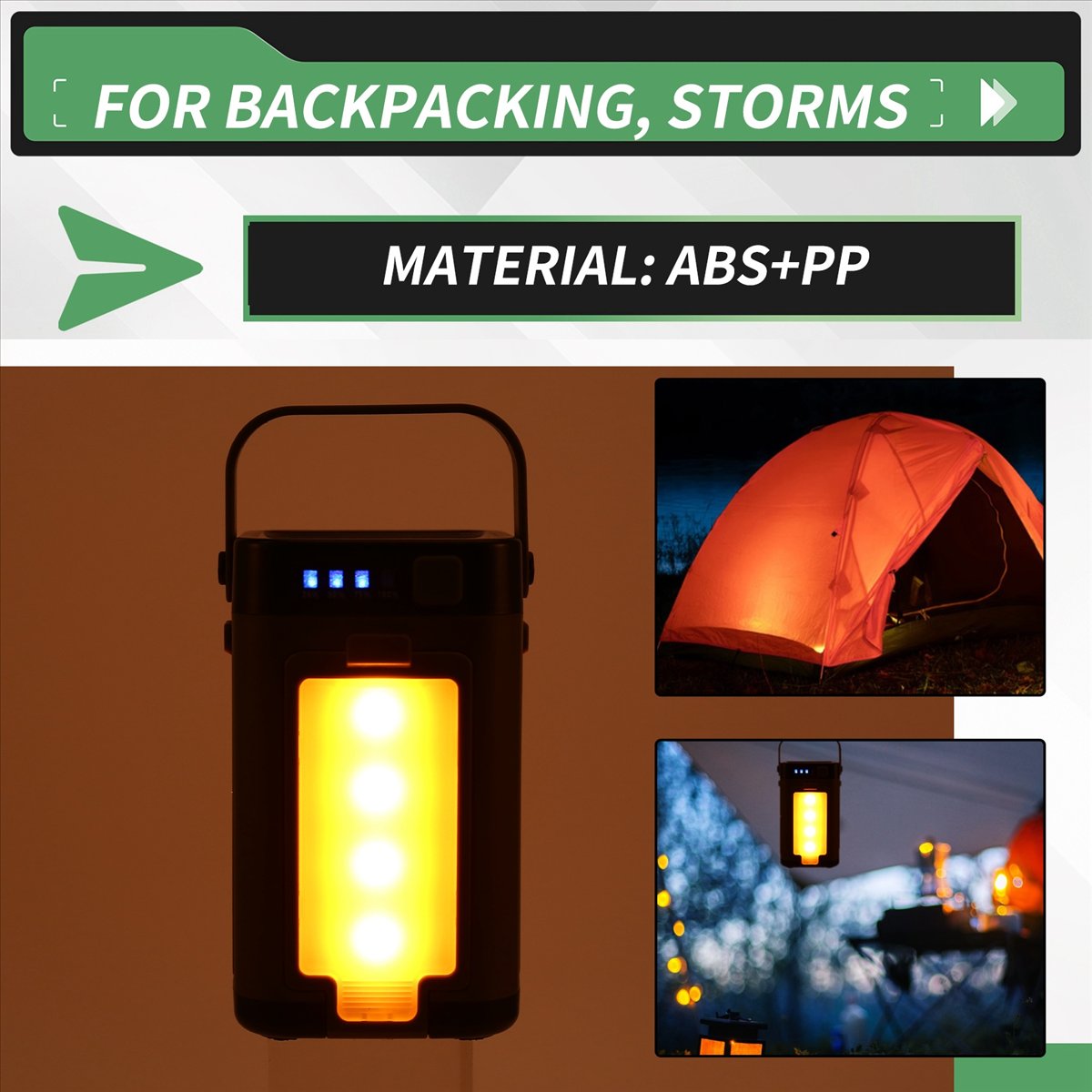 فانوس تخييم LED قابل للطي X08A - مراجعة Camping Solar Lantern وسعره